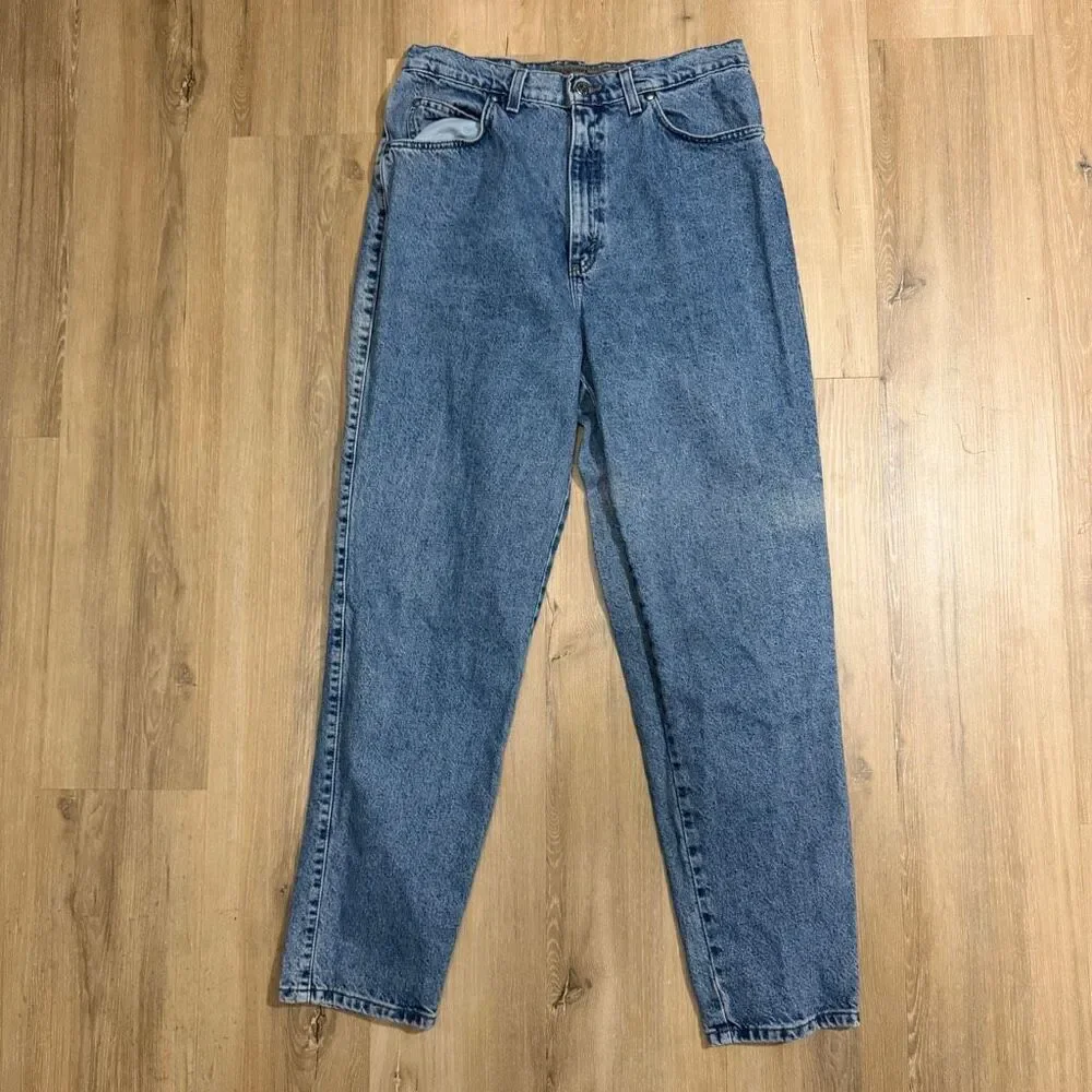 Vintage Levi’s Acid Wash 550 Denim Jeans Retro Fit Oversized Mom Jeans Sz 14 90s